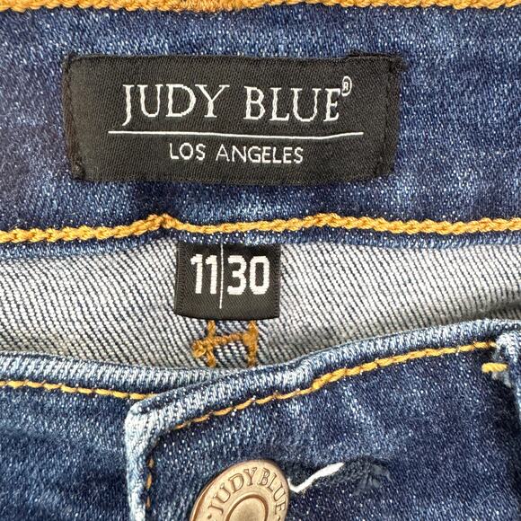Judy Blue Women As Fate Would Have It Kick Flare Jeans Size 11 / 30 Stretch Blue - Picture 3 of 10